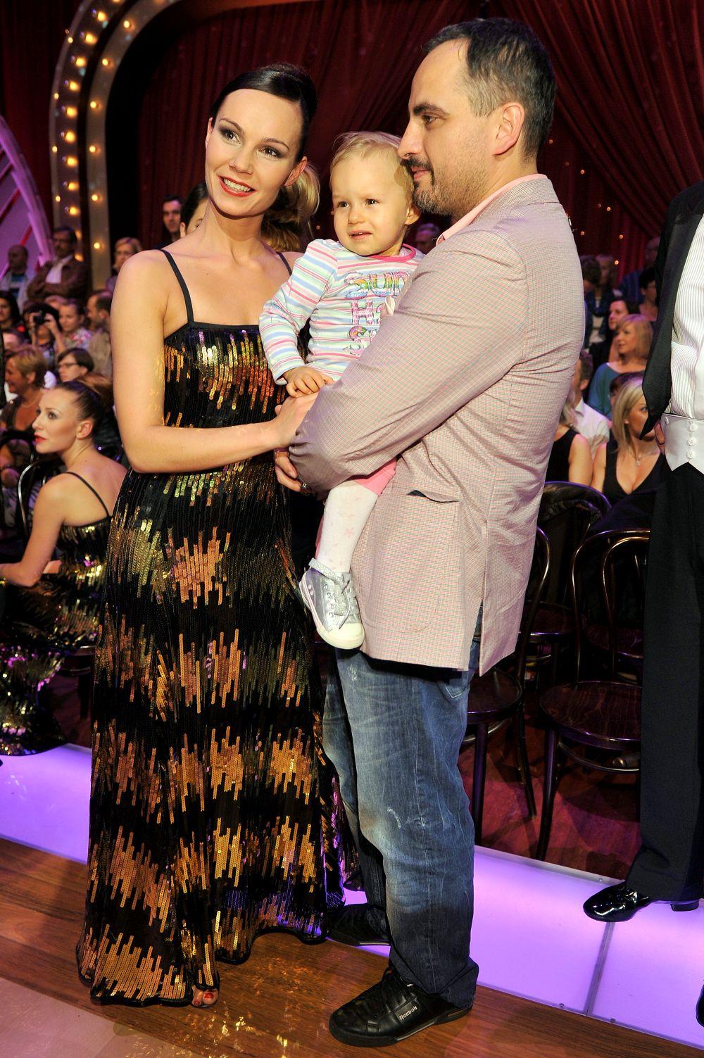 Agustin Egurrola z małą Carmen i Niną Tyrką/AKPA