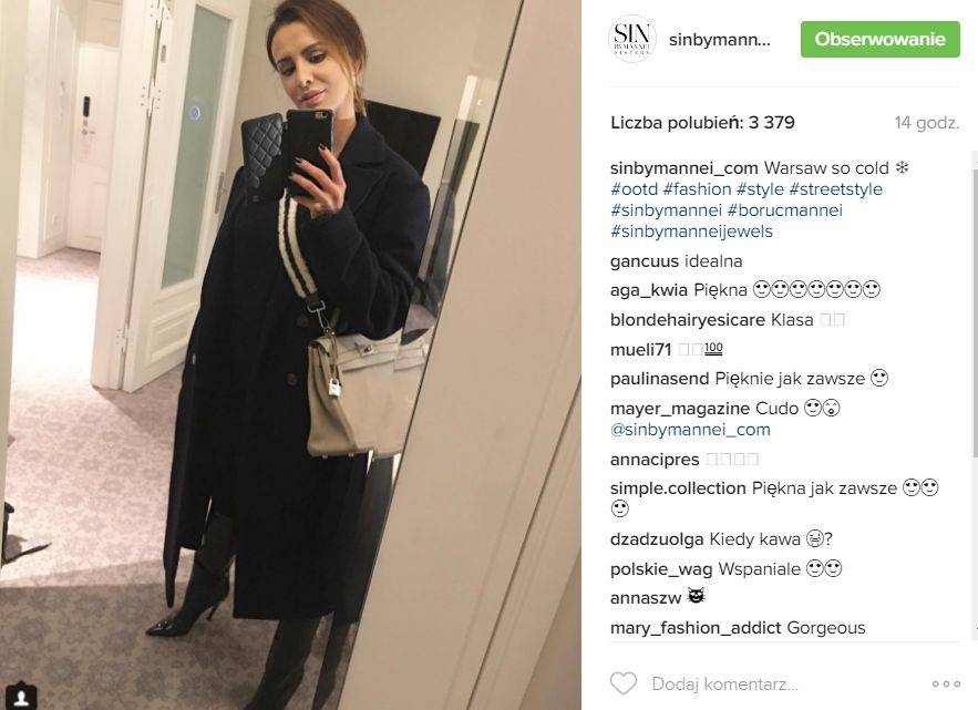 Najpierw marzła w Warszawie Marina, teraz Sara Boruc