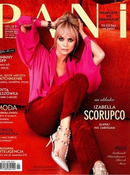 Izabella Scorupco na okładkach
