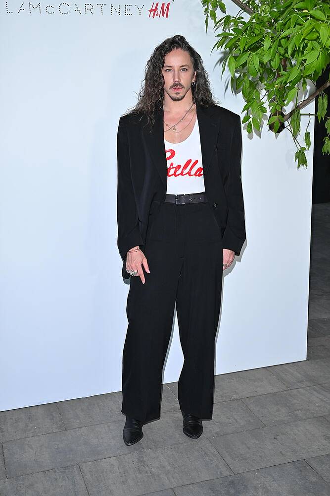 Michał Szpak na pokazie Stella McCartney H&M collection