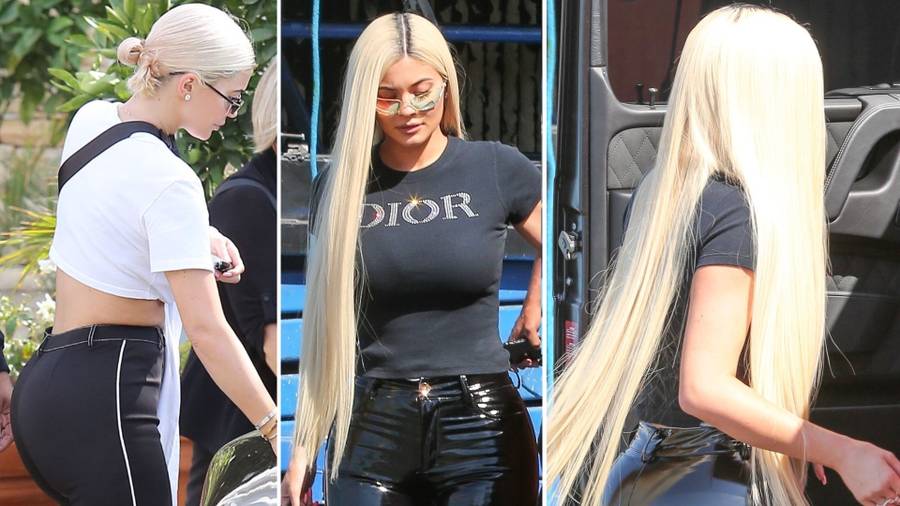 Kylie Jenner jako blondynka