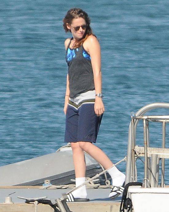 Kristen Stewart na rybach
