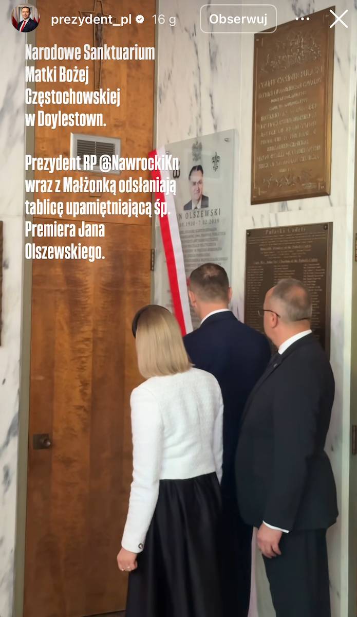 Nawroccy w USA. Stylizacja pierwszej damy wprawiła w osłupienie (FOTO)