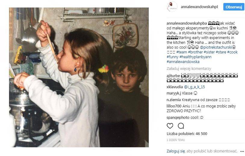 To zdjęcie małej Ani Lewandowskiej złamało serca fanów: Normalny, polski dom (Instagram)