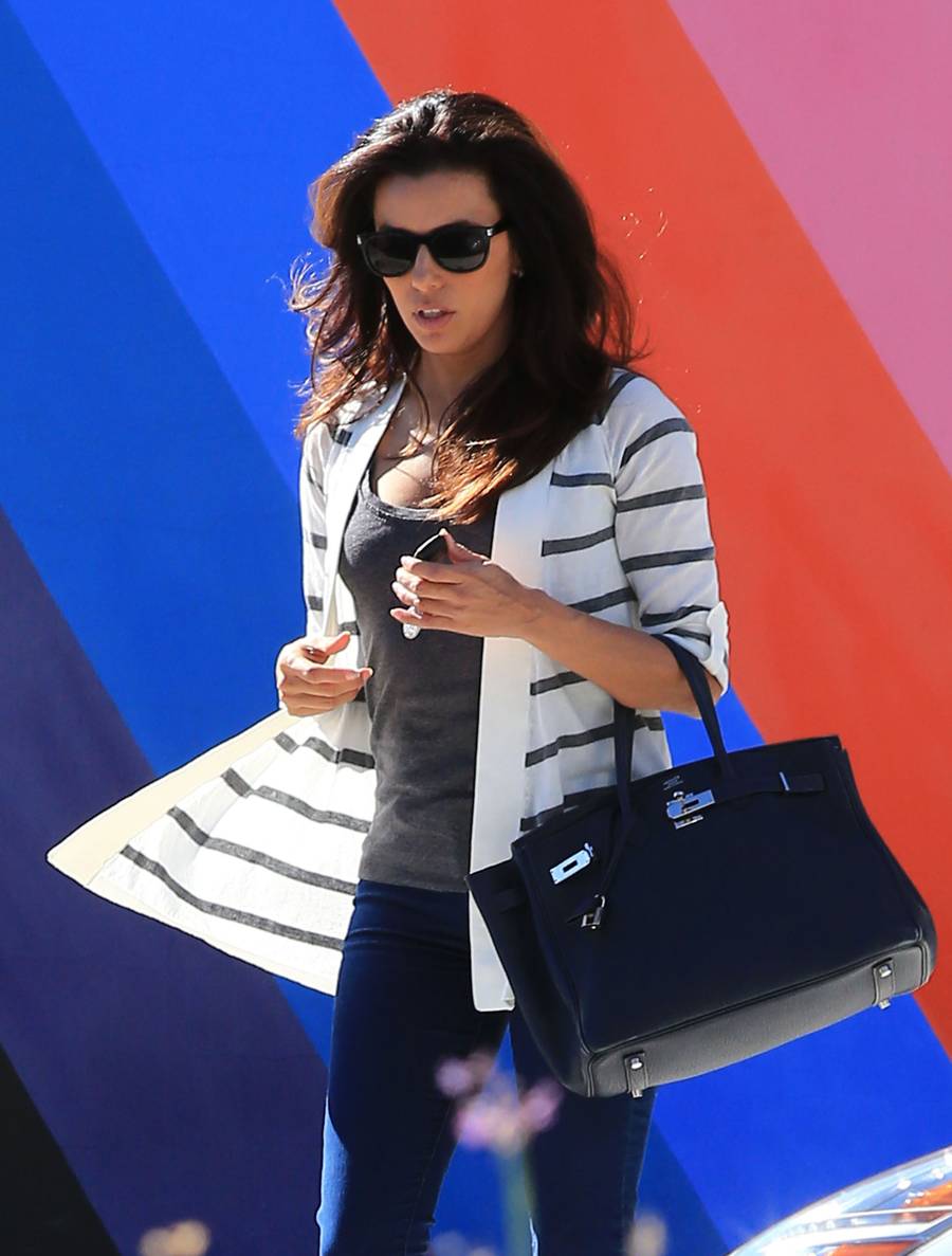 Eva Longoria – lunch w restauracji