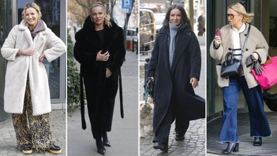 Gwiazdy mkną do studia “DDTVN”! Kasia Kowalska z pieskami, Joanna Liszowska w ogromnym futrze (FOTO)