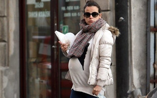 Anna Mucha tuż przed porodem (FOTO)