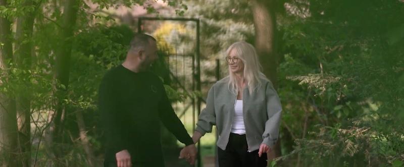 Ewa Gawryluk z mężem Piotrem/ fot. Dzień Dobry TVN