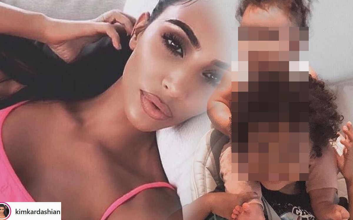 Kim dodała zdjęcie Chicago i Sainta. Jego włosy robią FURORĘ