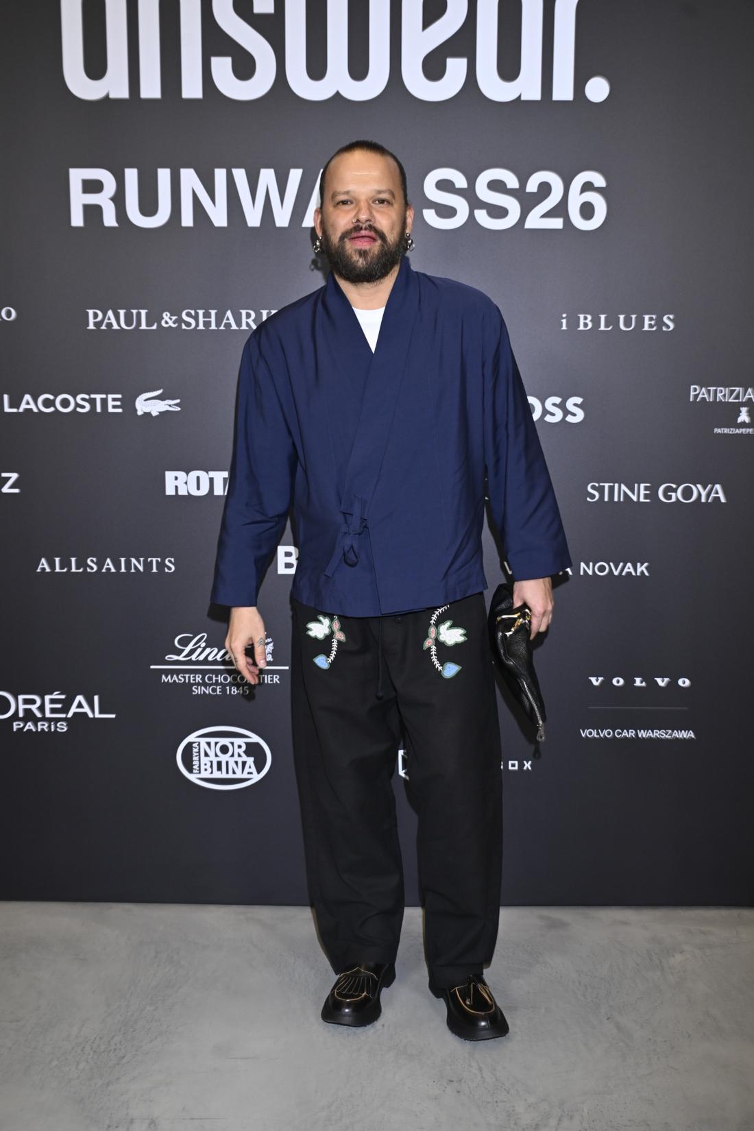 Michał Piróg na pokazie Answer