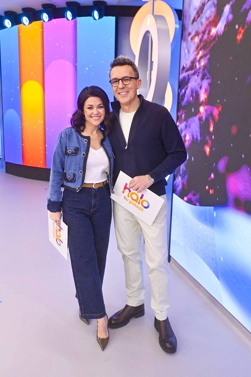 Halo tu Polsat. Katarzyna Cichopek w modnym jeansie, Magdalena Boczarska na sportowo…