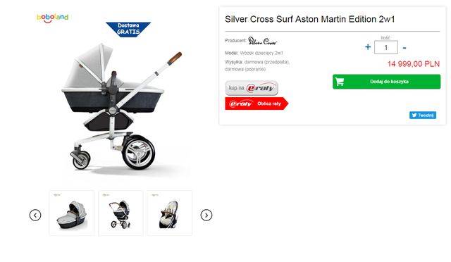 Nie jest gorsza od Lewandowskiej. Wózek córeczki Natalii Siwiec wymiata! (Instagram)