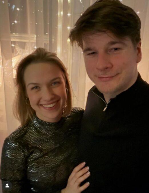 Daniel Nawrocki z partnerką Magdą, fot. IG