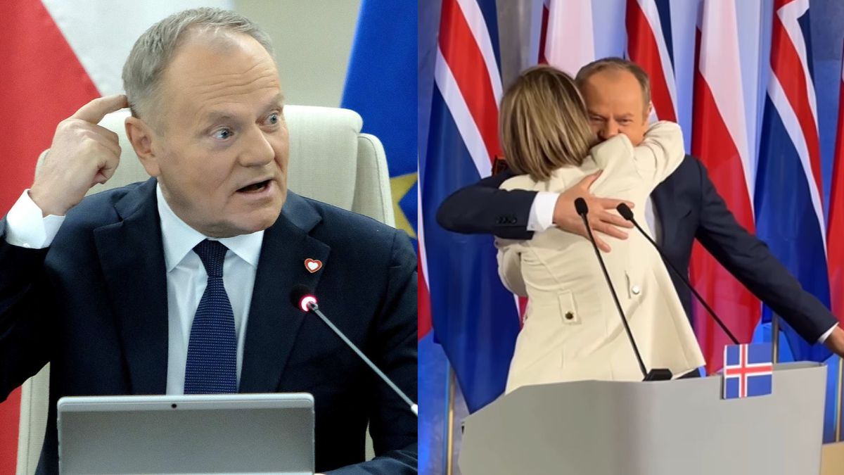 Donald Tusk, Kristrun Frostadottir, fot. Instagram/KAPiF