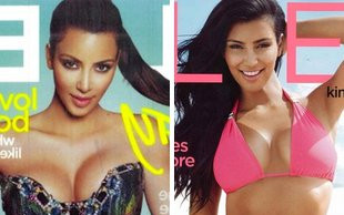 Dwie twarze Kim Kardashian (FOTO)