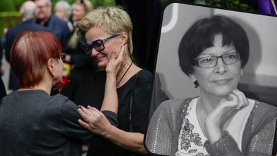 Monika Richardson pożegnała mamę Barbarę Pietkiewicz (ZDJĘCIA Z POGRZEBU)