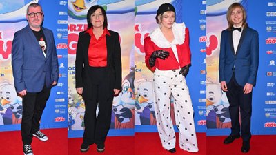 Gwiazdy na premierze filmu “Orzełek Iggy”. Sarsa, Śleszyńska, Kędzierski