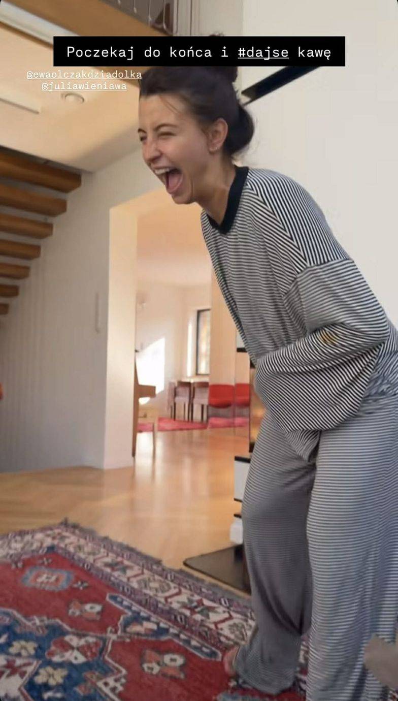 Tak wyglądała nocowanka u Julii Wieniawy, fot. Instagram