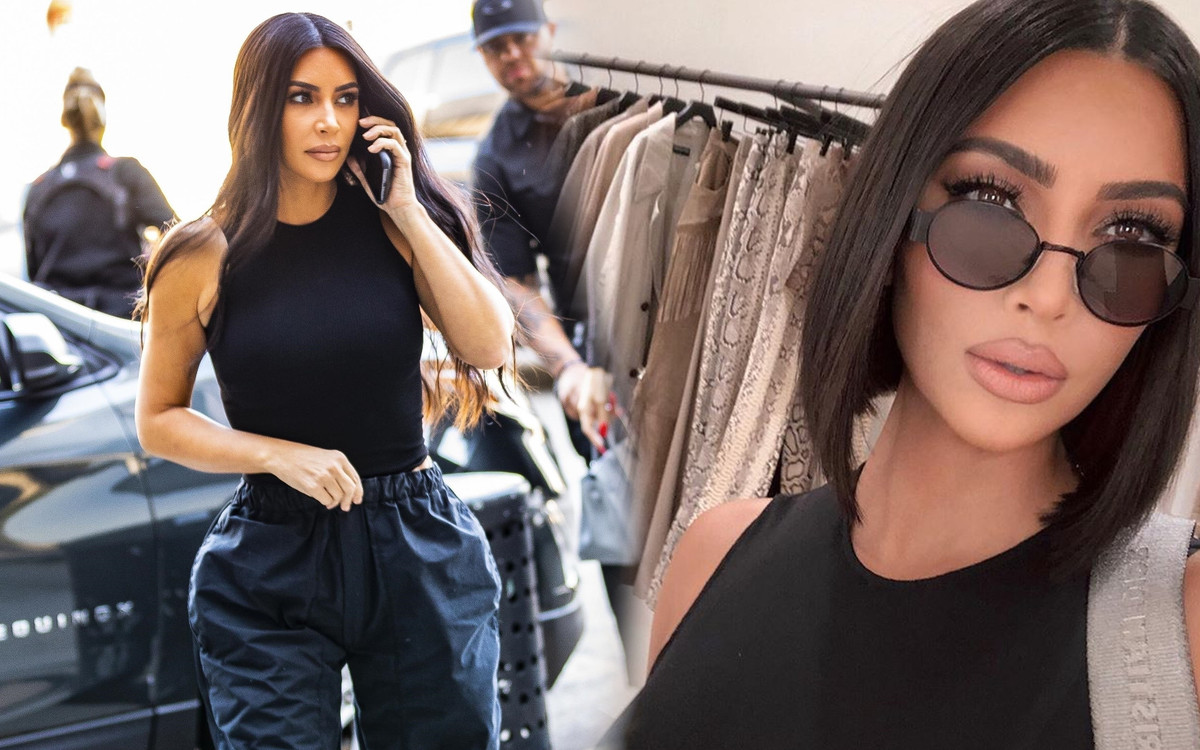 Kim Kardashian w TRAGICZNYCH spodniach na krioterapii z Khloe! Siostry wyglądały jak bliźniaczki w pasujących stylizacjach