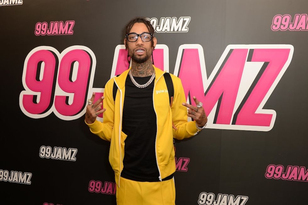 Hollywood, FL - PnB Rock poses for a portrait during Jamz Live at radio station 99 Jamz on June 17, 2019 in Hollywood, Florida. BACKGRID USA 17 JUNE 2019,Image: 448906561, License: Rights-managed, Restrictions: , Model Release: no, Pictured: PnB Rock, Credit line: MediaPunch / BACKGRID / Backgrid USA / Forum
