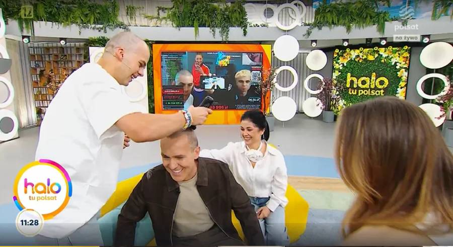 Maciej Kurzajewski, Katarzyna Cichopek, fot. Polsat.