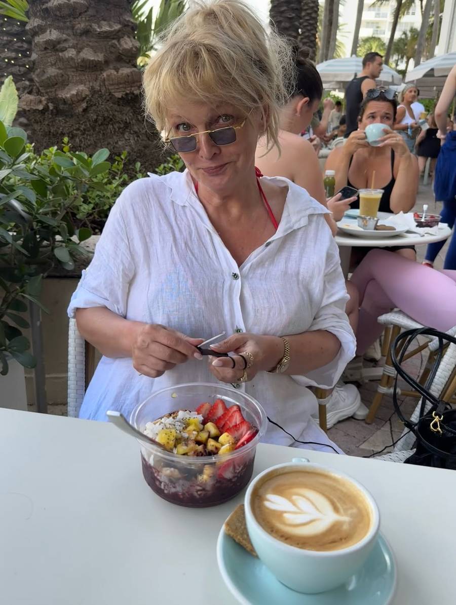 Adrianna Biedrzyńska z córką na wakacjach