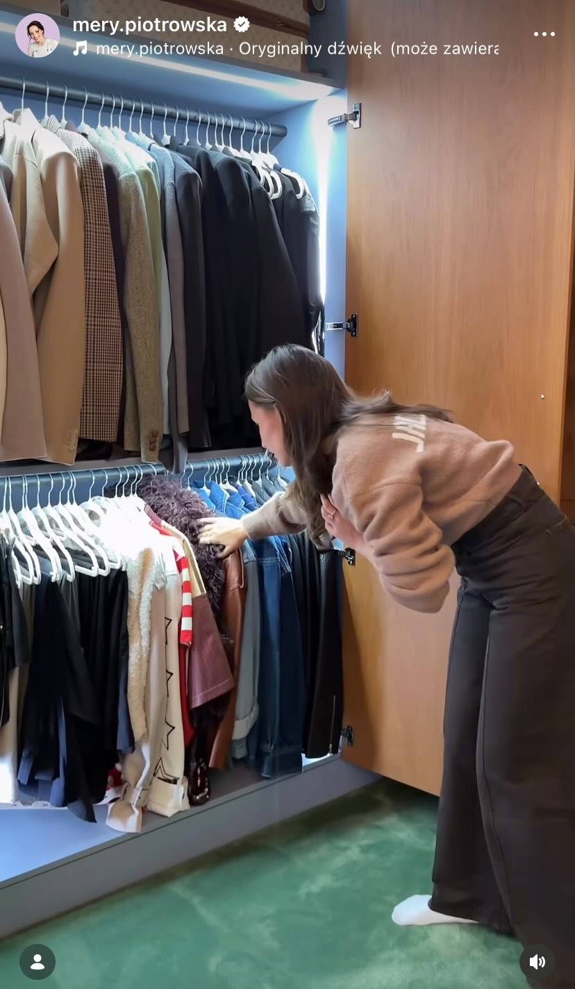 Julia Wieniawa garderoba/Instagram/mery.piotrowska