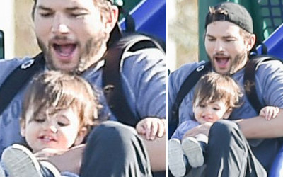 Ashton Kutcher jest najfajniejszym ojcem w Hollywood?