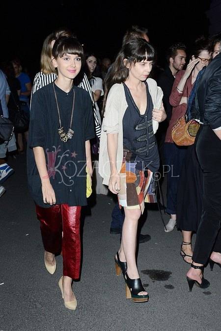 Celebrytki na pokazie Zuo Corp