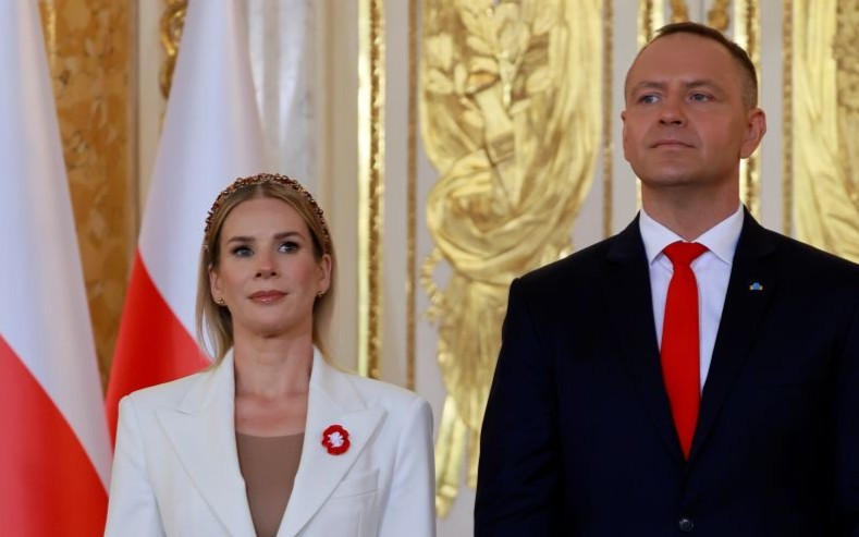 Doradca prezydenta pokazał zakulisowe zdjęcie Marty Nawrockiej. Tak wyglądała tuż po uroczystościach