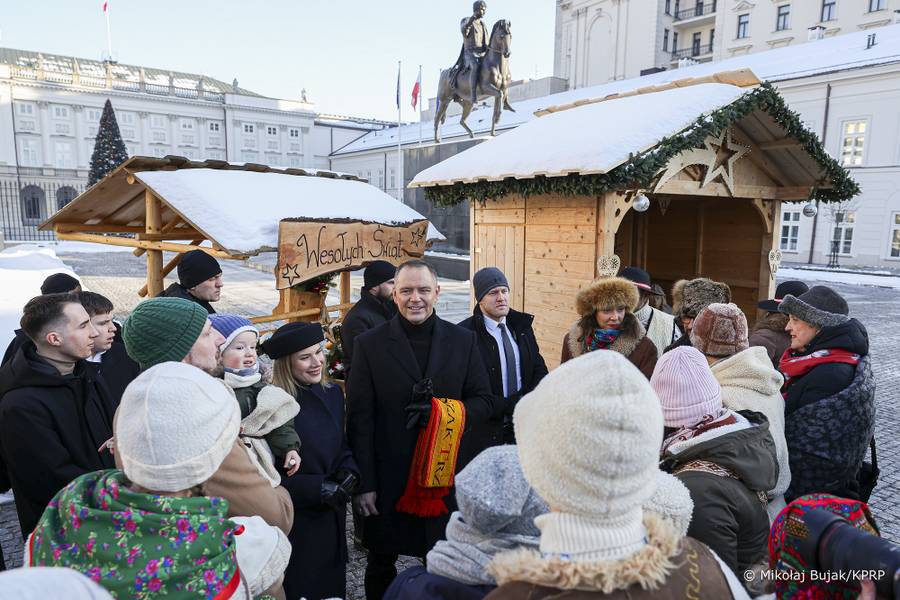 Para prezydencka na orszaku Trzech Króli, fot. KPRP