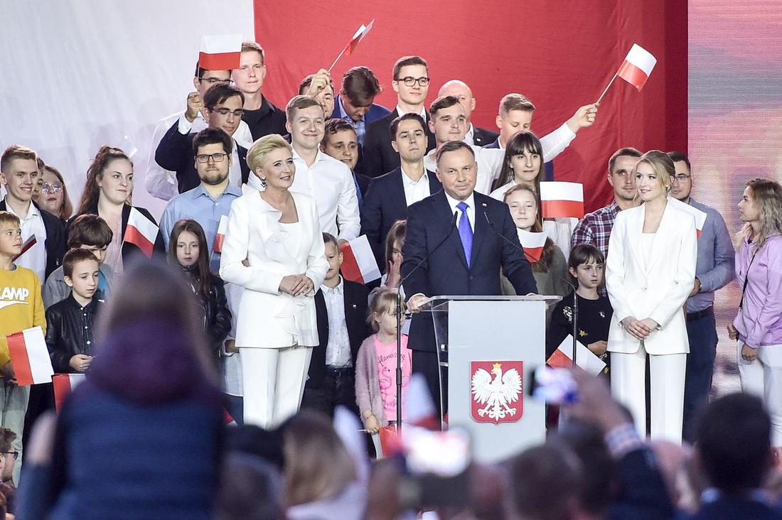 Wieczór wyborczy Andrzeja Dudy