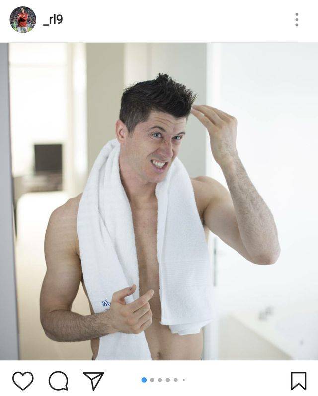 Sexy fryzury Roberta Lewandowskiego