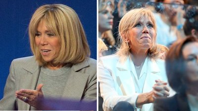 Zobaczcie, co się stało z twarzą Brigitte Macron (ZDJĘCIA)