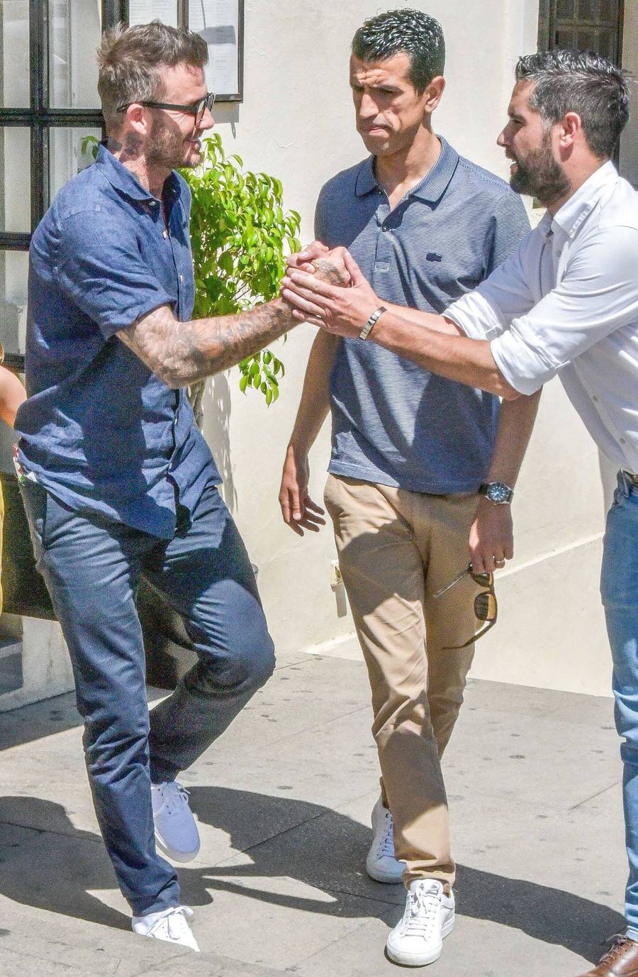 Beckhamowie z dziećmi – Harper, Romeo i Cruzem na wakacjach w Hiszpanii