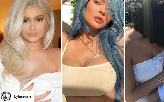 Kylie UWIELBIA eksperymentować z włosami. Ta fryzura to mistrzostwo!