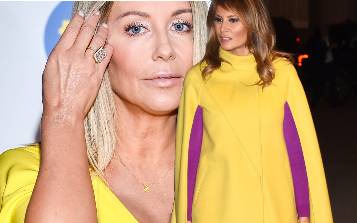 Małgorzata Rozenek vs Melania Trump w żółci