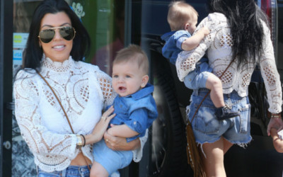 Mama Mia! Kourtney Kardashian jest hot (FOTO)