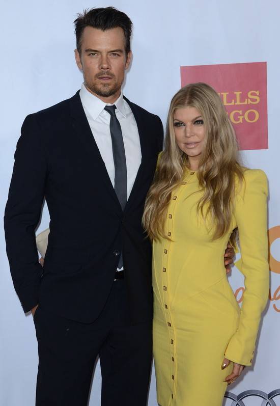 Fergie i Josh Duhamel na gali Trevor Project