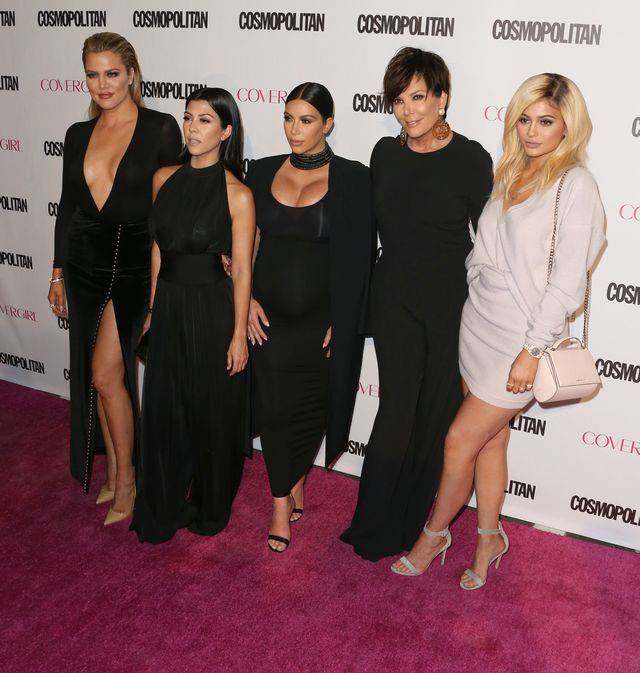Kardashianki na 50. urodzinach Cosmo, październik 2015