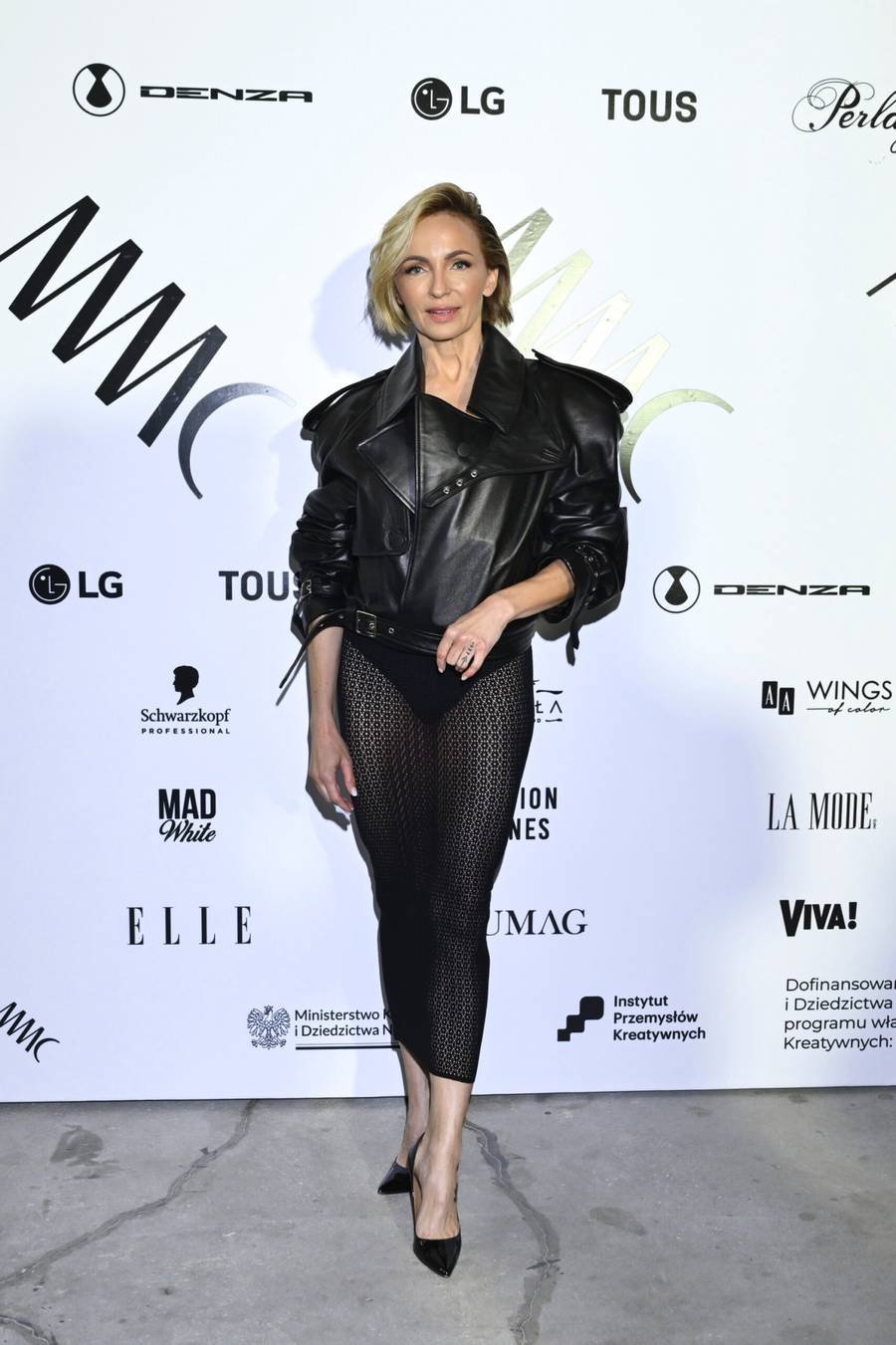Anna Wyszkoni ona pokazie mody MMC, fot. AKPA