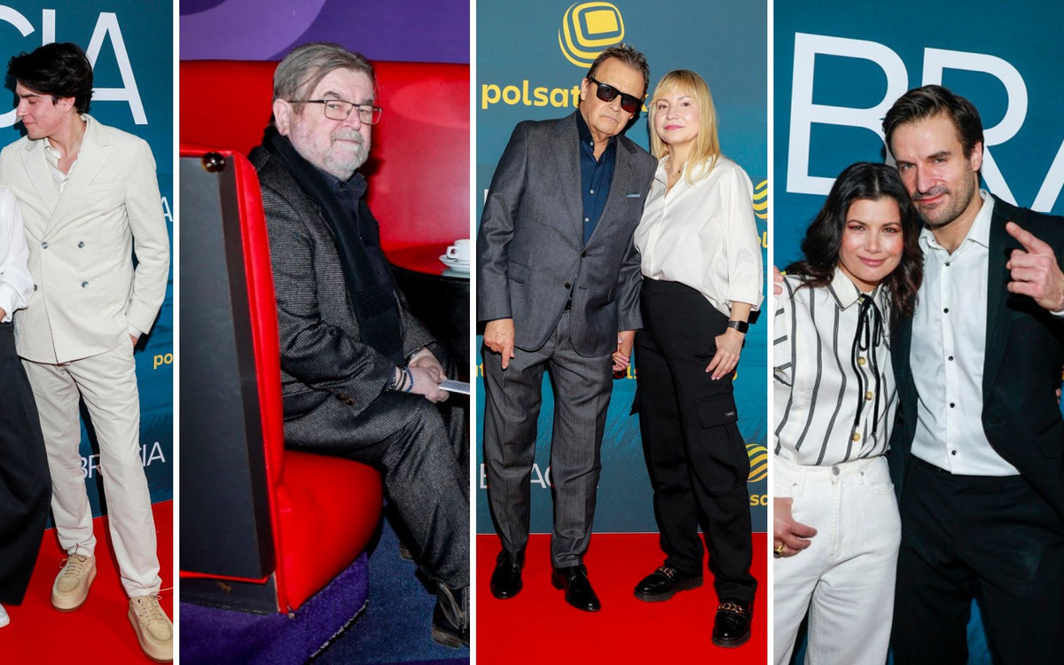 Spotkanie z aktorami serialu “Bracia”. Nikodem Rozbicki z piękną aktorką na ściance – nie jest to Julia Wieniawa