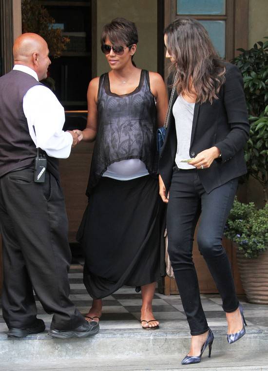 Halle Berry na dzień przed porodem