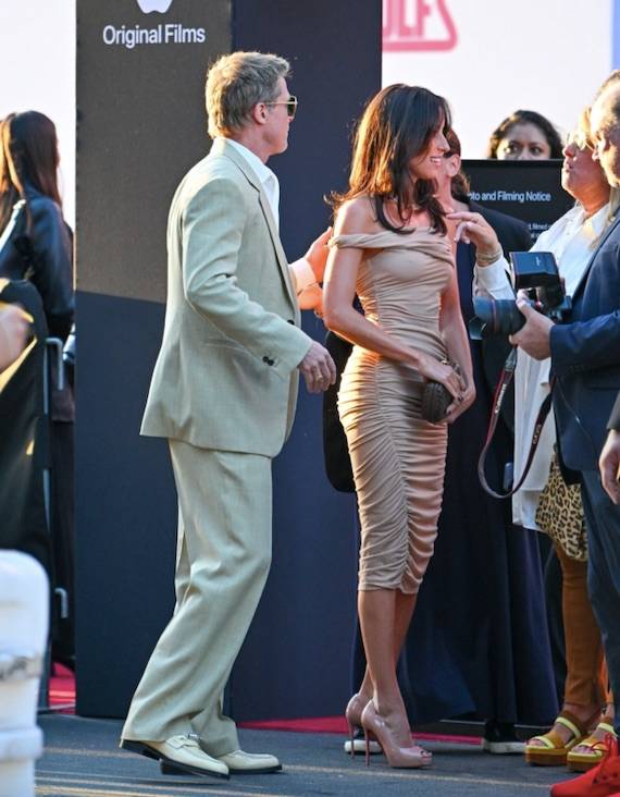 Brad Pitt i Ines de Ramon brylują znów razem na czerwonym dywanie. Tym razem w Nowym Jorku