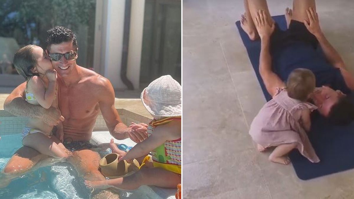 Robert Lewandowski pokazał, jak trenuje z córeczkami. Fanki piszczą z zachwytu