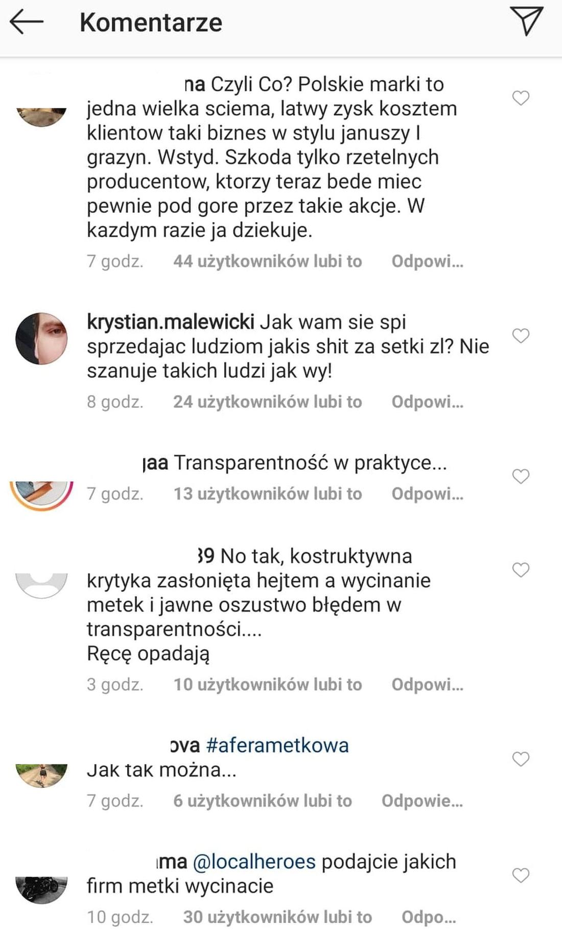 "Afera metkowa" z Local Heroes