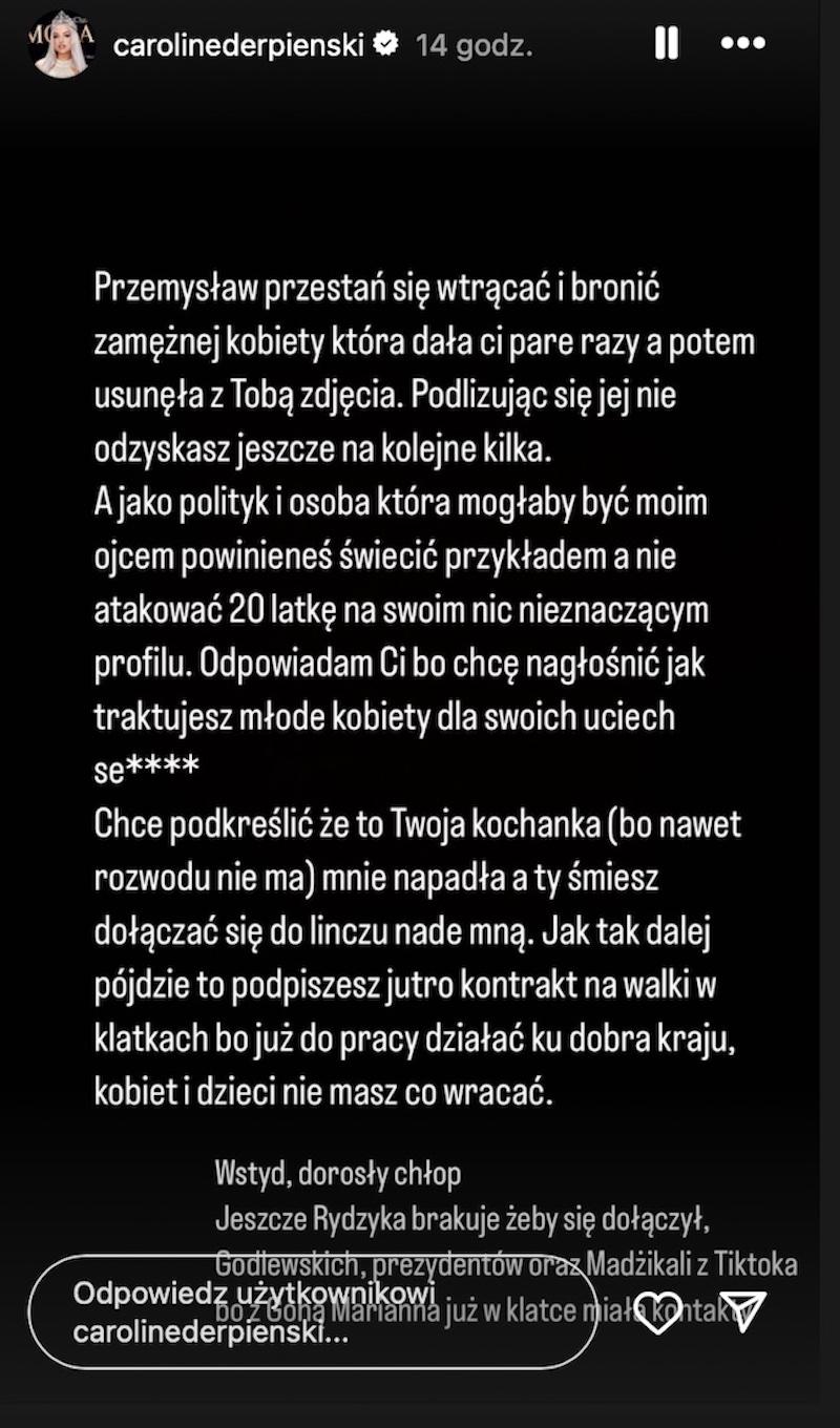 Caroline Derpienski i Przemysław Czarnecki