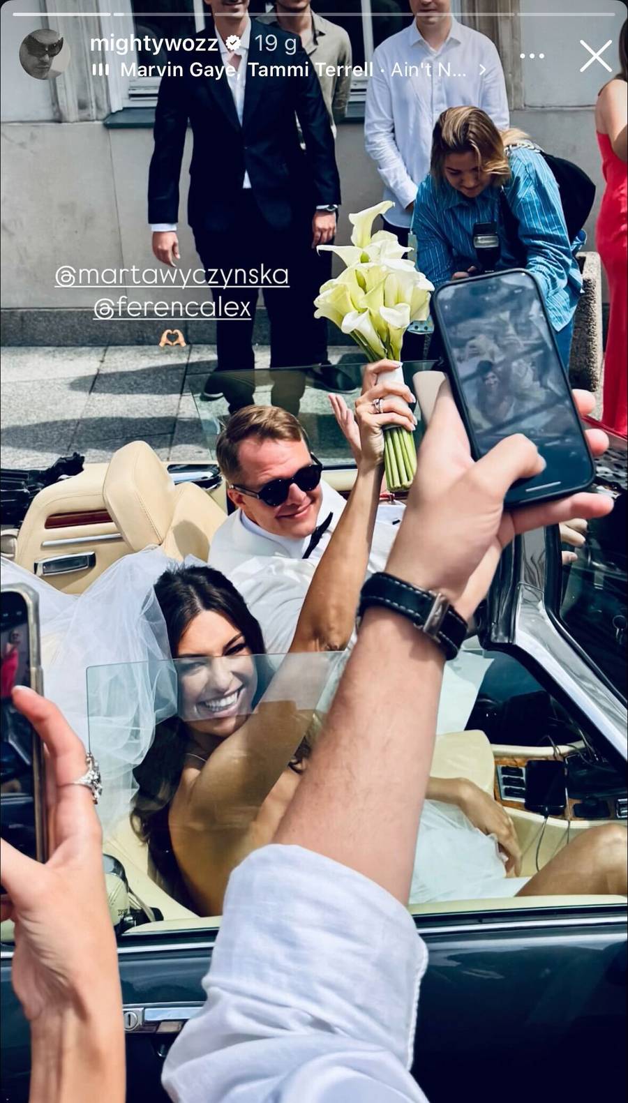 Syn Marioli Bojarskiej-Ferenc, ślub, fot. Instagram.