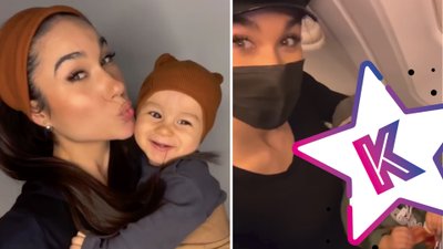 Synek Idy Nowakowskiej robi furorę w SAMOLOCIE! (WIDEO)