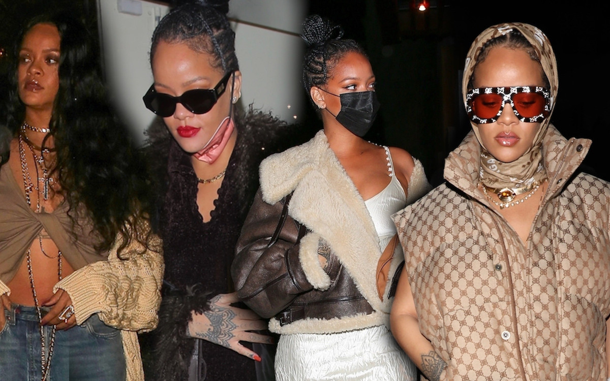 Tak Rihanna ukrywała ciążowy brzuszek. Raz jej się nie udało! (ZDJĘCIA)